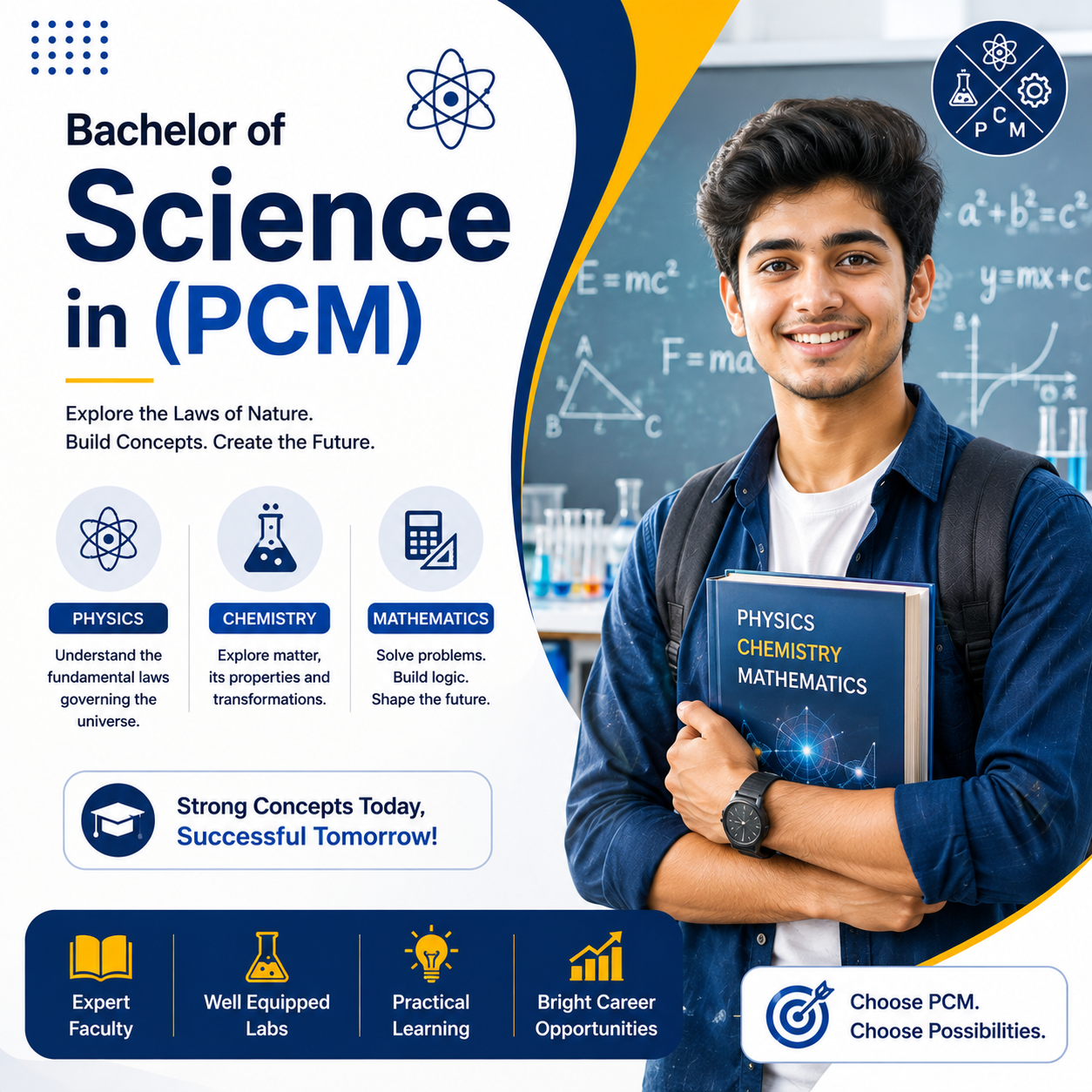 Bachelor of Science in (PCM)